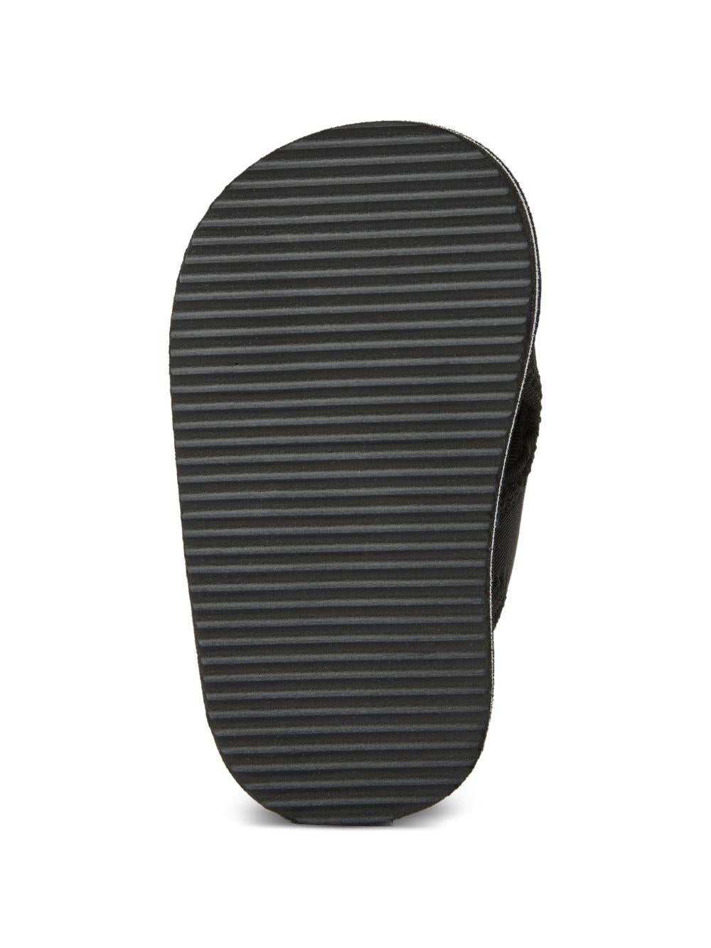 Sandali per bambini Karl Lagerfeld Kids nero con applicazione-ikon Z31183 09B KARL LAGERFELD KIDS