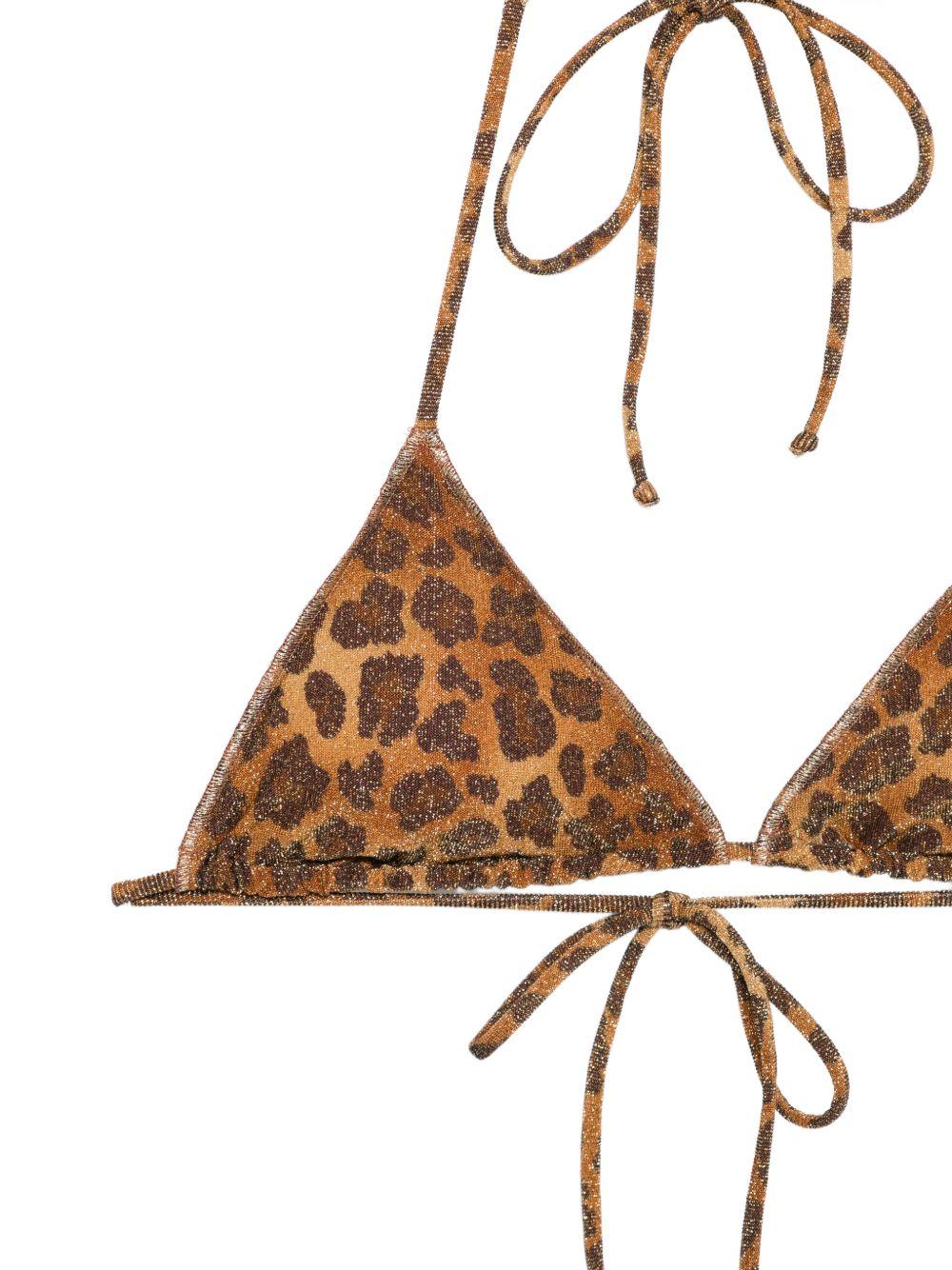 Costume per donna MC2 Saint Barth marrone con stampa animalier leopardata LVY0002 00091L MC2 ST. BARTH
