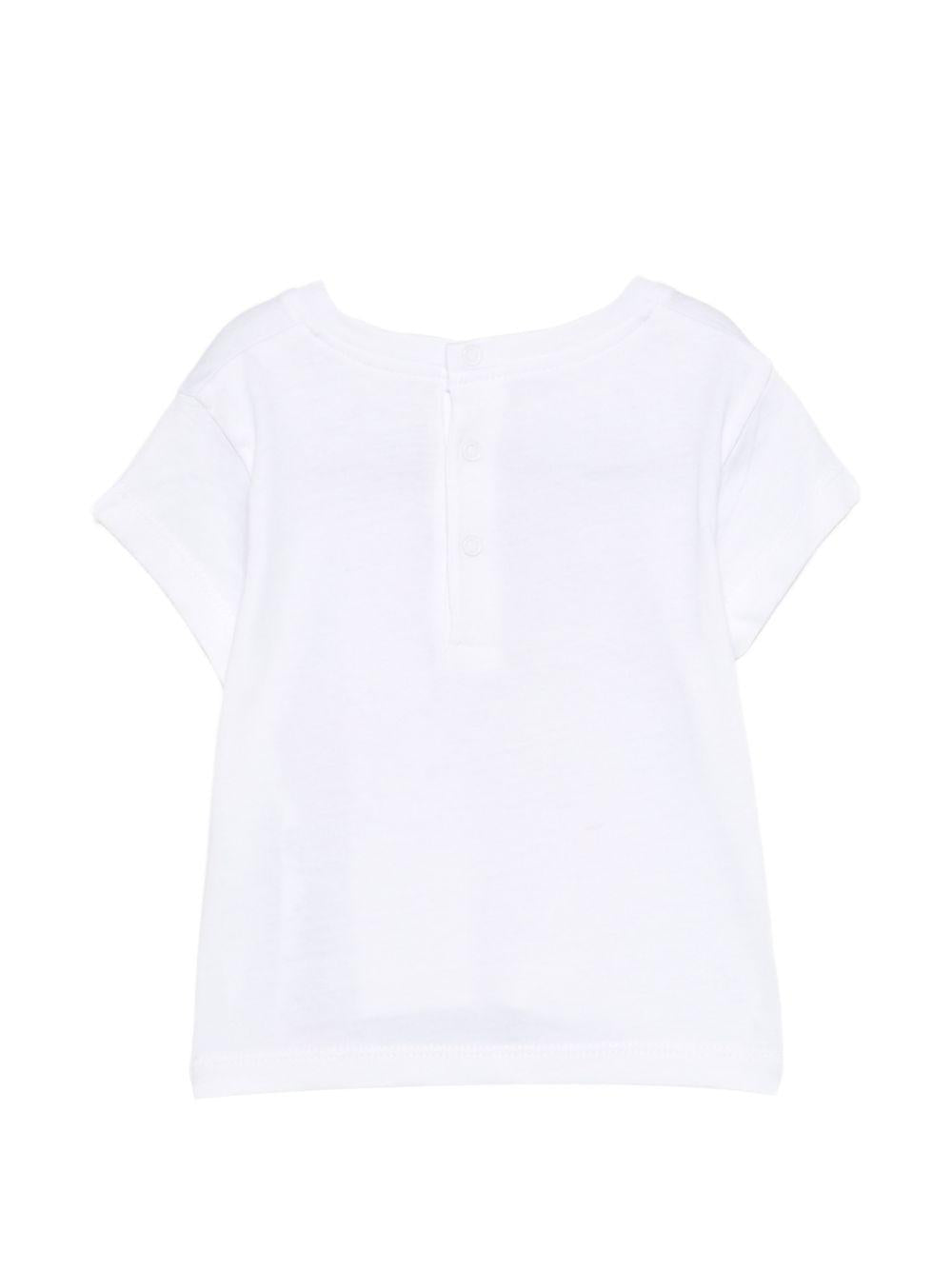 T-shirt per neonata Billieblush bianca con stampa grafica U21778 10P BILLIEBLUSH KIDS