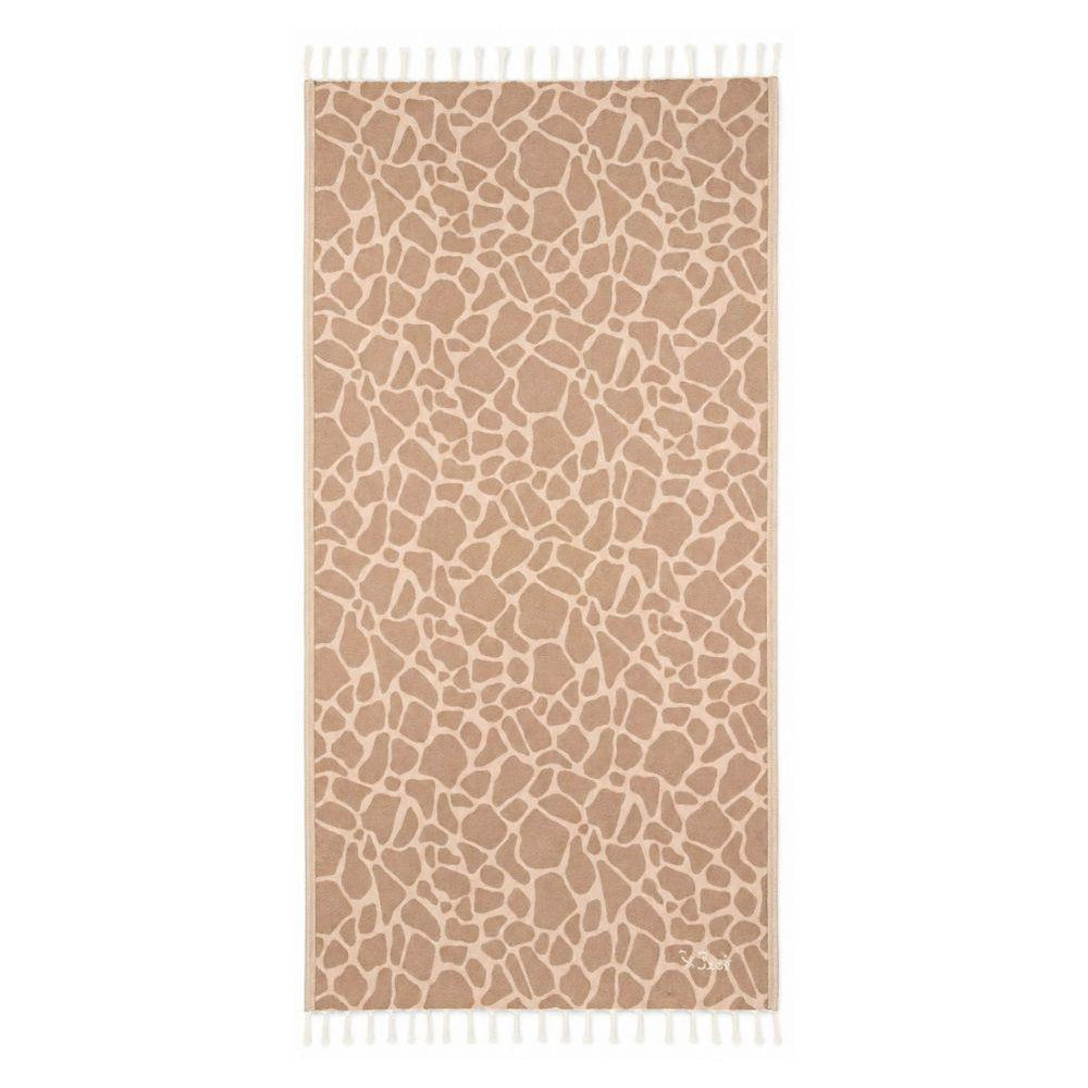 Telo mare MC2 Saint Barth animalier con dettaglio frange FOUT009 01061L MC2 ST. BARTH KIDS