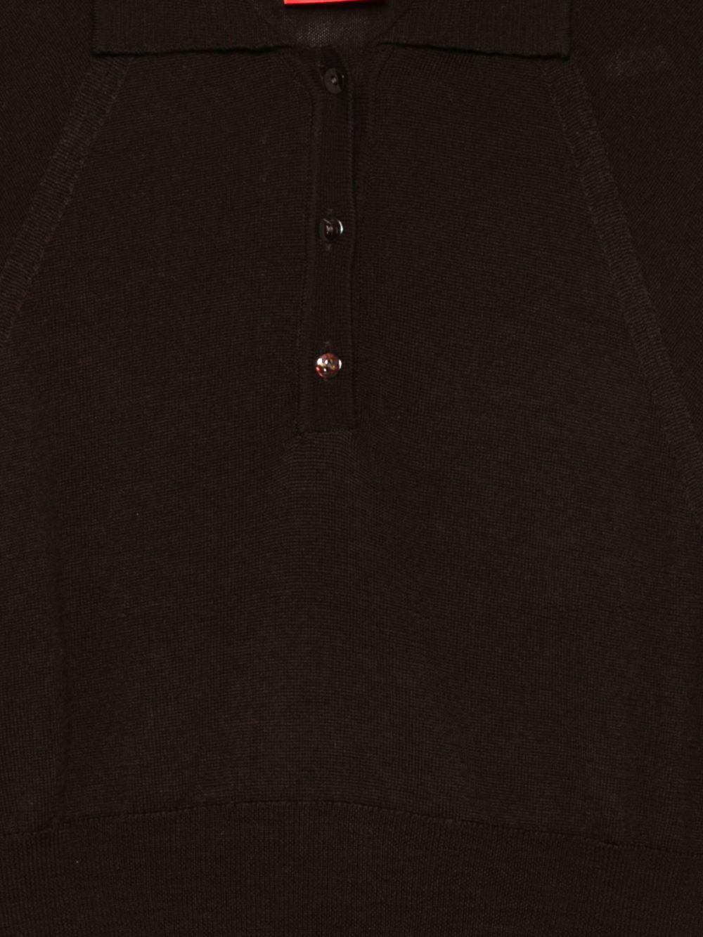 Maglia per donna Merci marrone con colletto stile polo W206 COFFEE MERCI