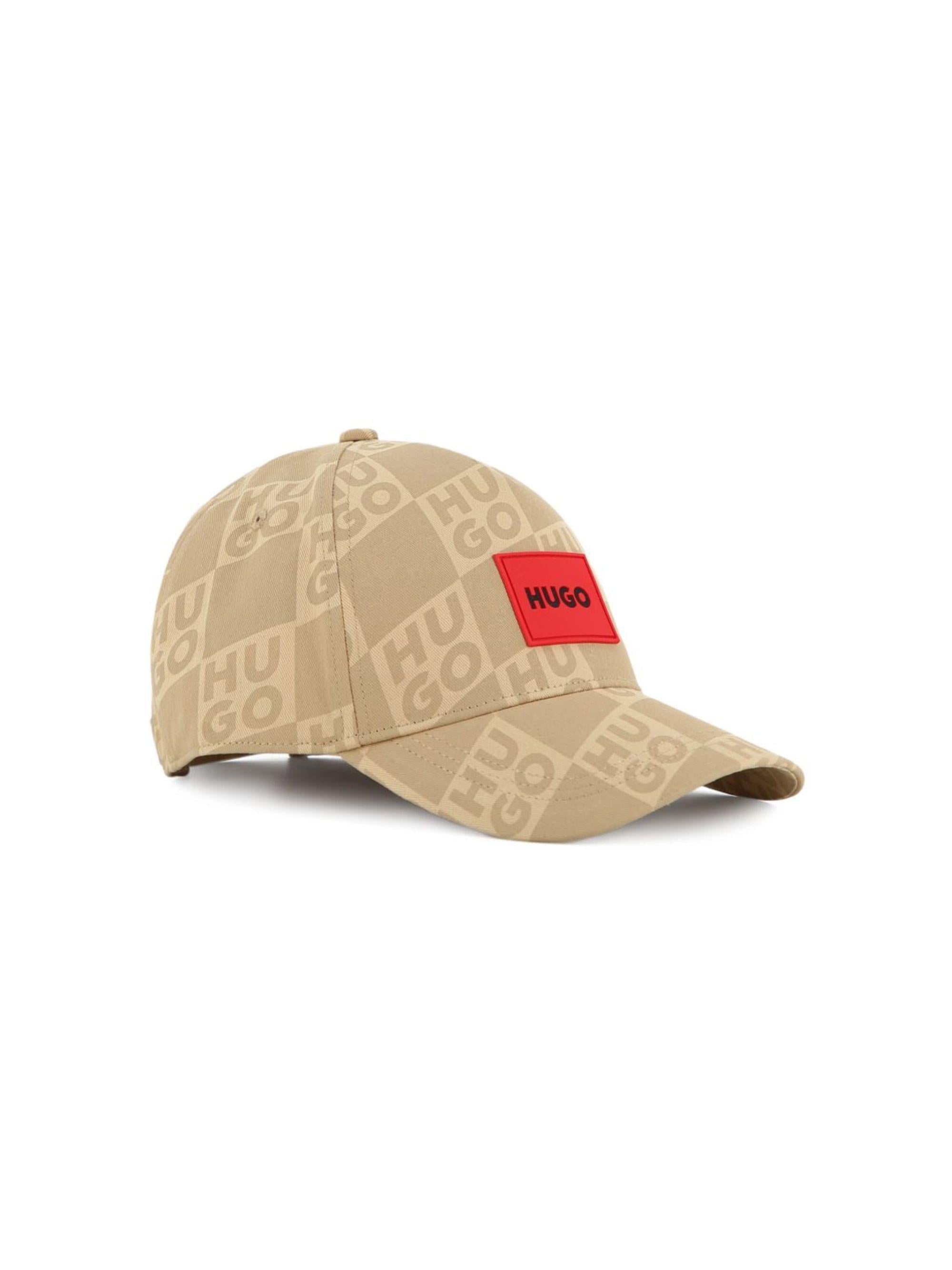 Cappello per bambino Hugo Kids marrone chiaro con cinturino regolabile G01168 23B Hugo KIDS