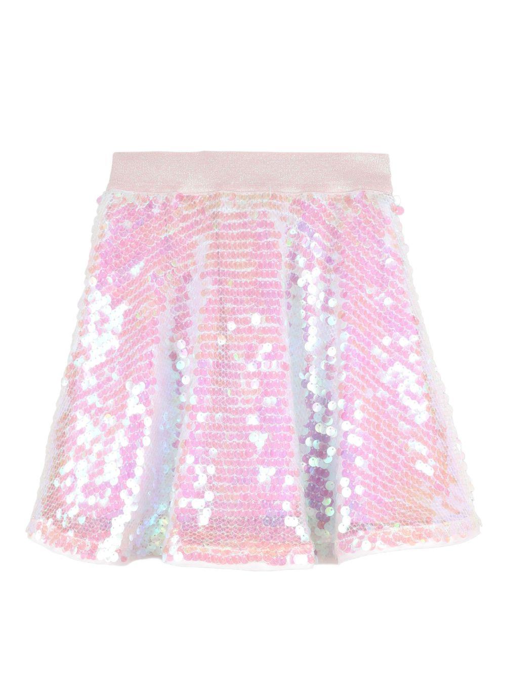 Gonna per bambina Billieblush rosa con decorazione a paillettes U21855 111 BILLIEBLUSH KIDS