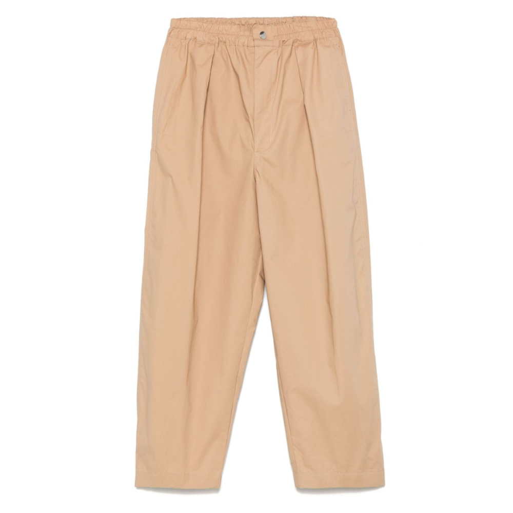 Pantaloni per donna Merci beige con design elasticizzato P404 CAMEL MERCI