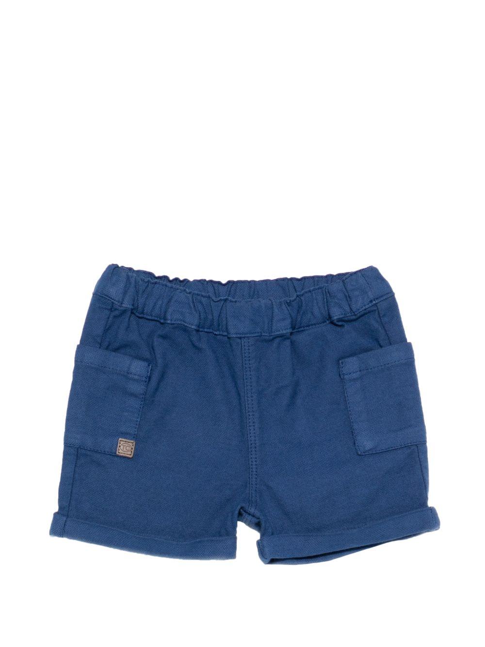 Shorts per neonato Tartine & Chocolat blu con tasche laterali applicate CC26071 46 TArtine & Chocolat