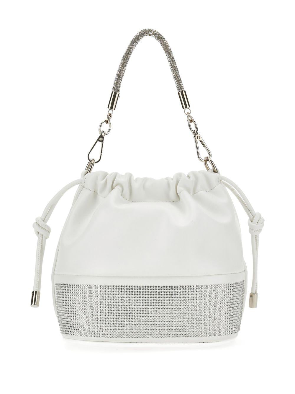 Borsa per bambina Monnalisa bianca con decorazione a strass 79G004 7742 0001 MONNALISA