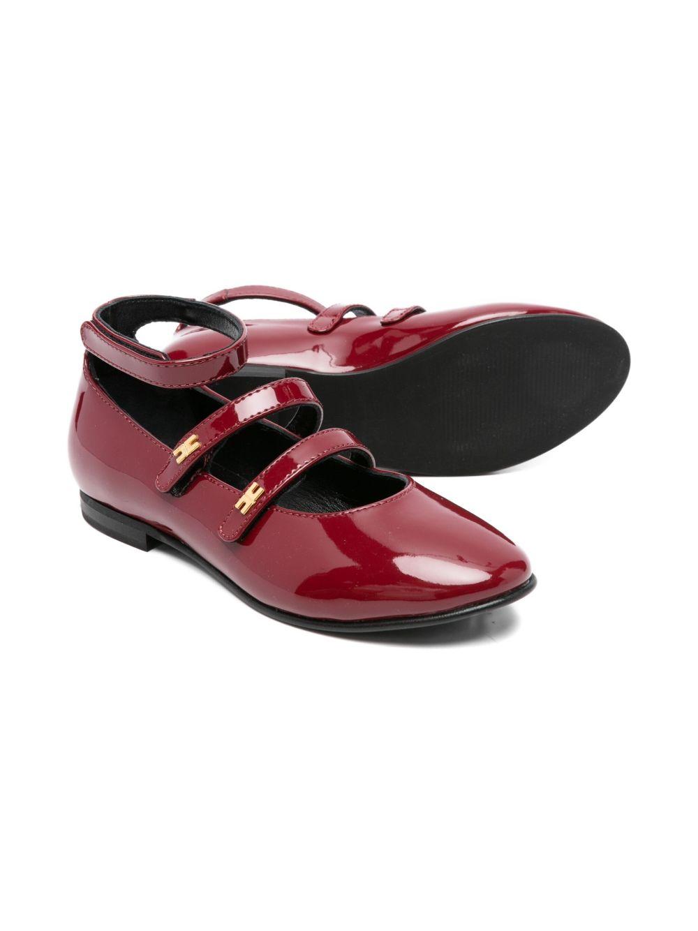 Ballerine per bambina Elisabetta Franchi La Mia Bambina rosse con cinturino alla caviglia F4A3E03261848R 006 ElISABETTA FRANCHI