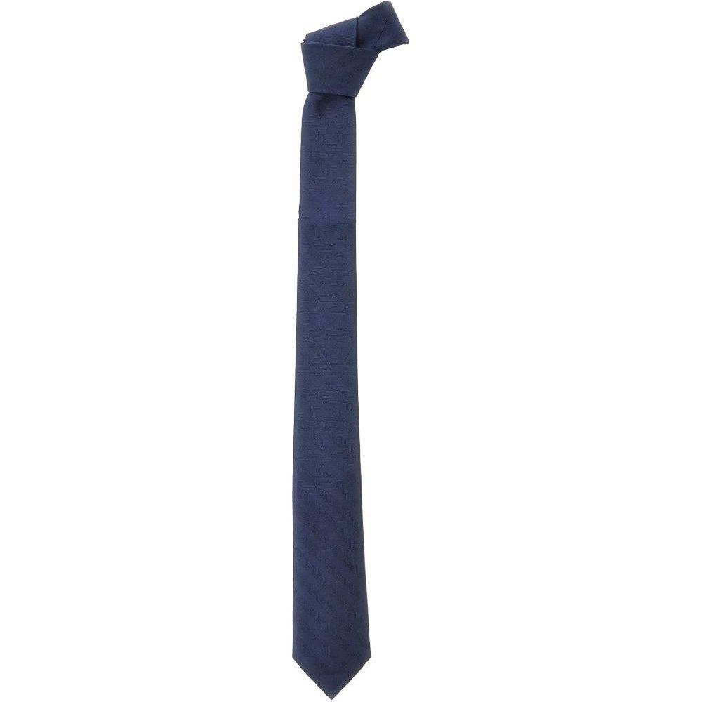 Cravatta per bambino Emporio Armani kids blu con stampa logo EB000843 AF23748 FB068 EMPORIO ARMANI KIDS