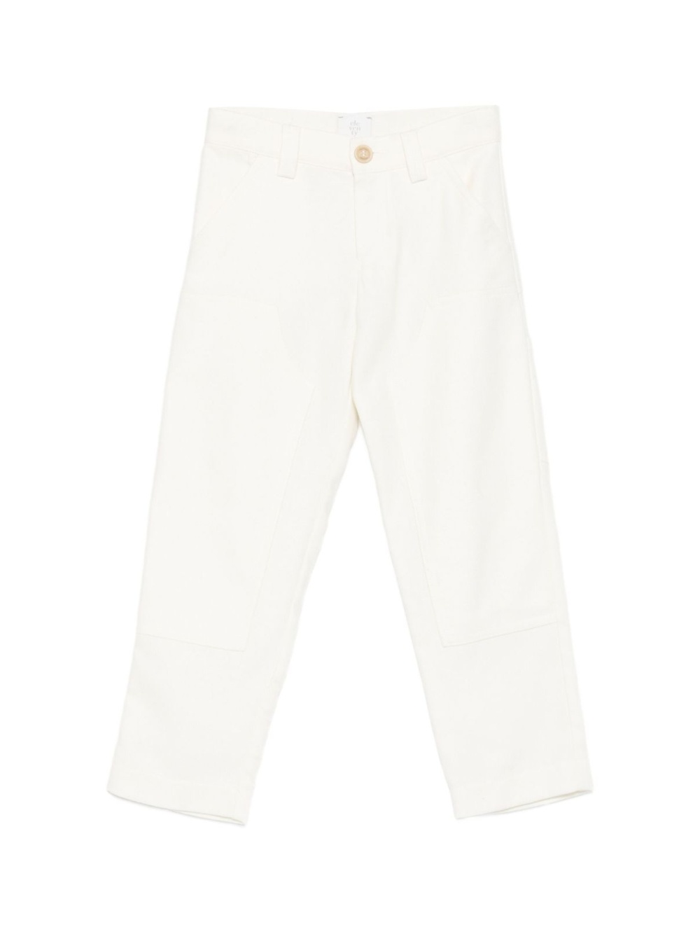 Pantaloni per bambino Eleventy Kids bianchi con tasche applicate EX6P50 I0233 101 ELEVENTY KIDS