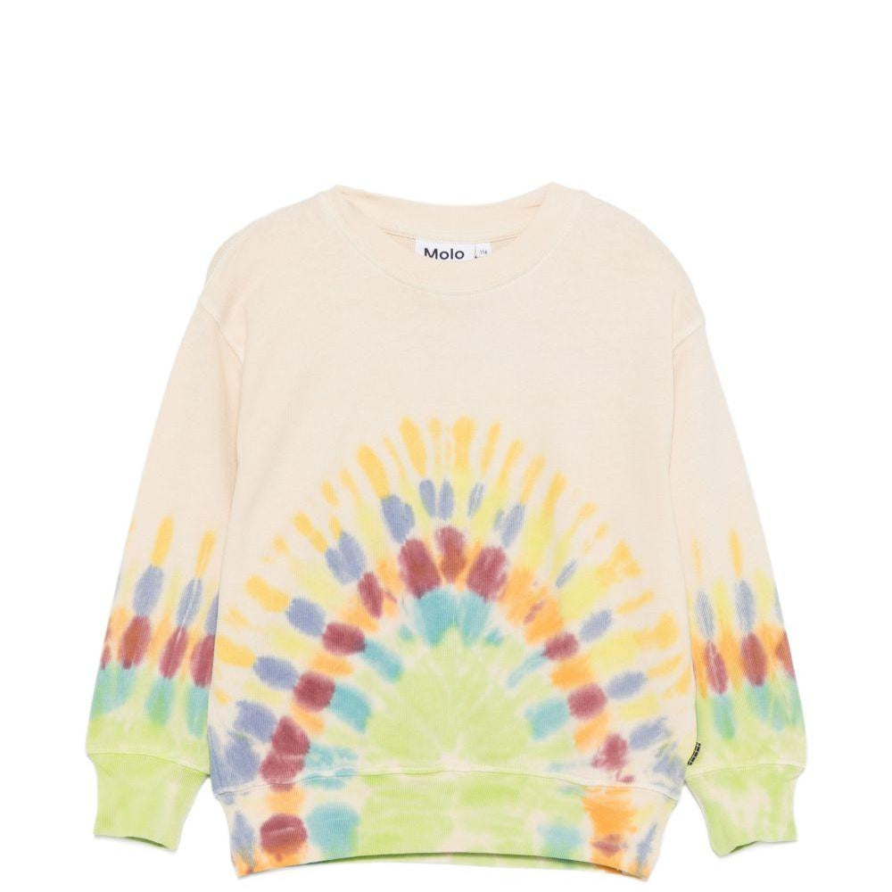 Felpa per bambino Molo multicolore con fantasia tie-dye 6S26J209 5985 MOLO KIDS