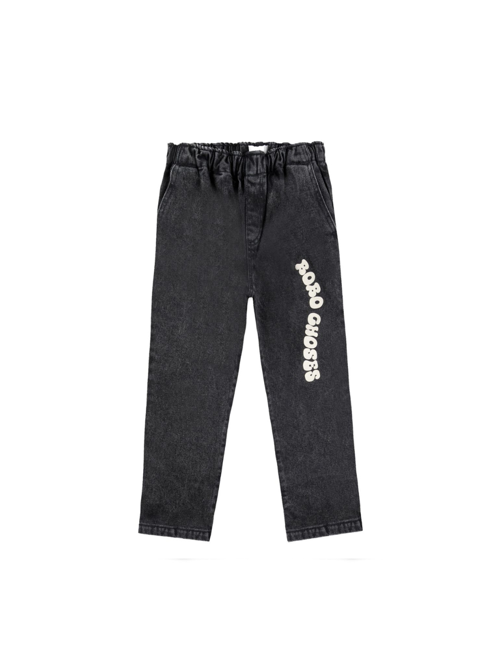 Pantaloni per bambino Bobo Choses nero con vita elasticizzata B125AC084 061 BOBO CHOSES KIDS