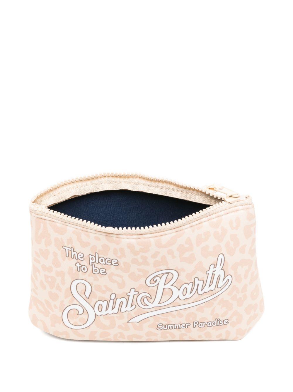 Pochette Aline MC2 Saint Barth beige con stampa animalier ALIN001 09411L MC2 ST. BARTH KIDS