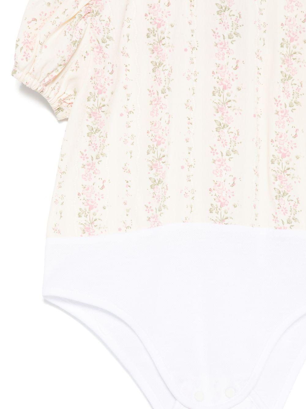 Completo per bambina La Stupenderia rosa orchidea con stampa floreale 2TBCT54 D58 LA STUPENDERIA KIDS