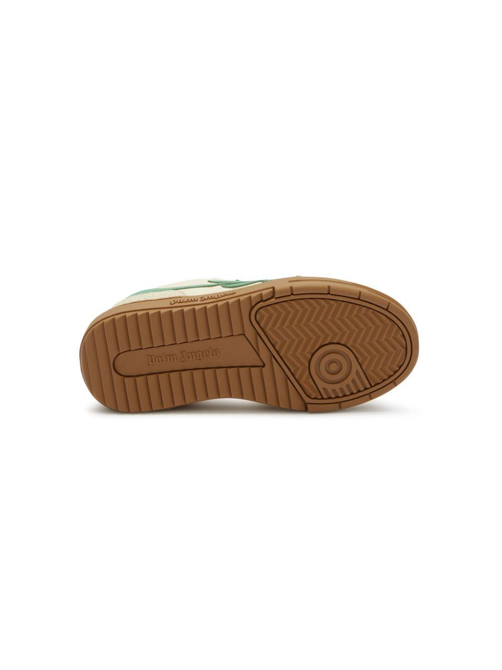 Sneakers Palm Beach University per bambino Palm Angels Kids beige con punta tonda PBIA015S25FAB001 6155 PALM ANGELS KIDS