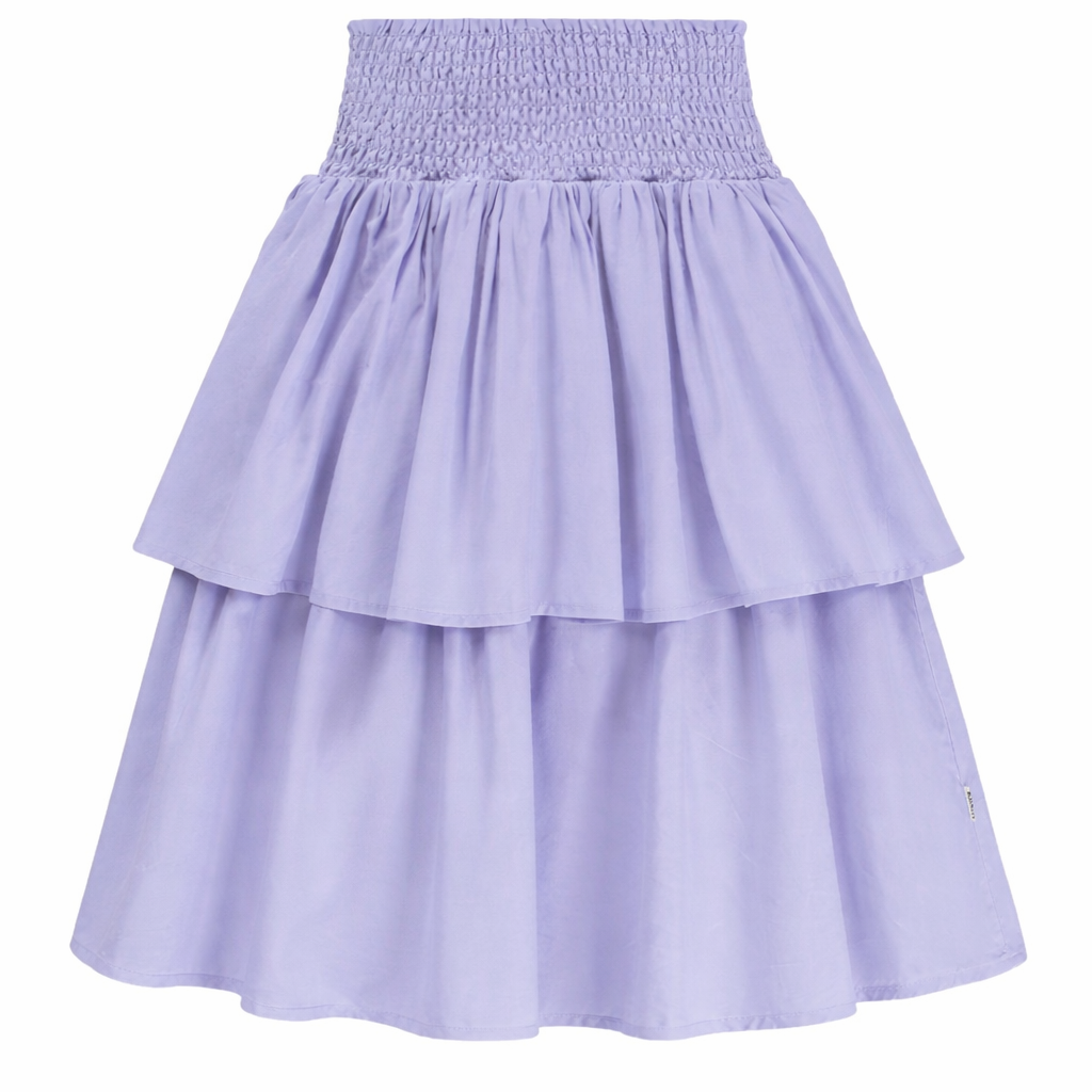 Gonna Brenna per bambina Molo viola con design arricciato 2S26D101 5622 MOLO KIDS