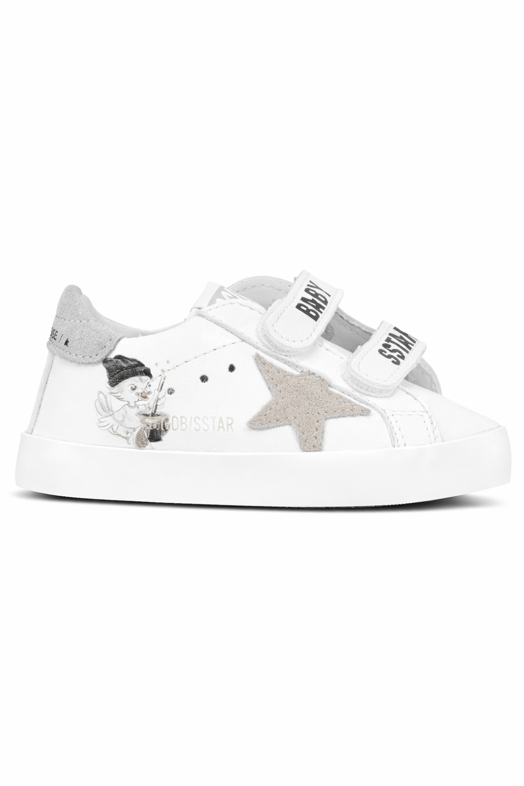 Sneakers per neonati Golden Goose Kids bianche con applicazione stella F00166F008017 10613 GOLDEN GOOSE KIDS