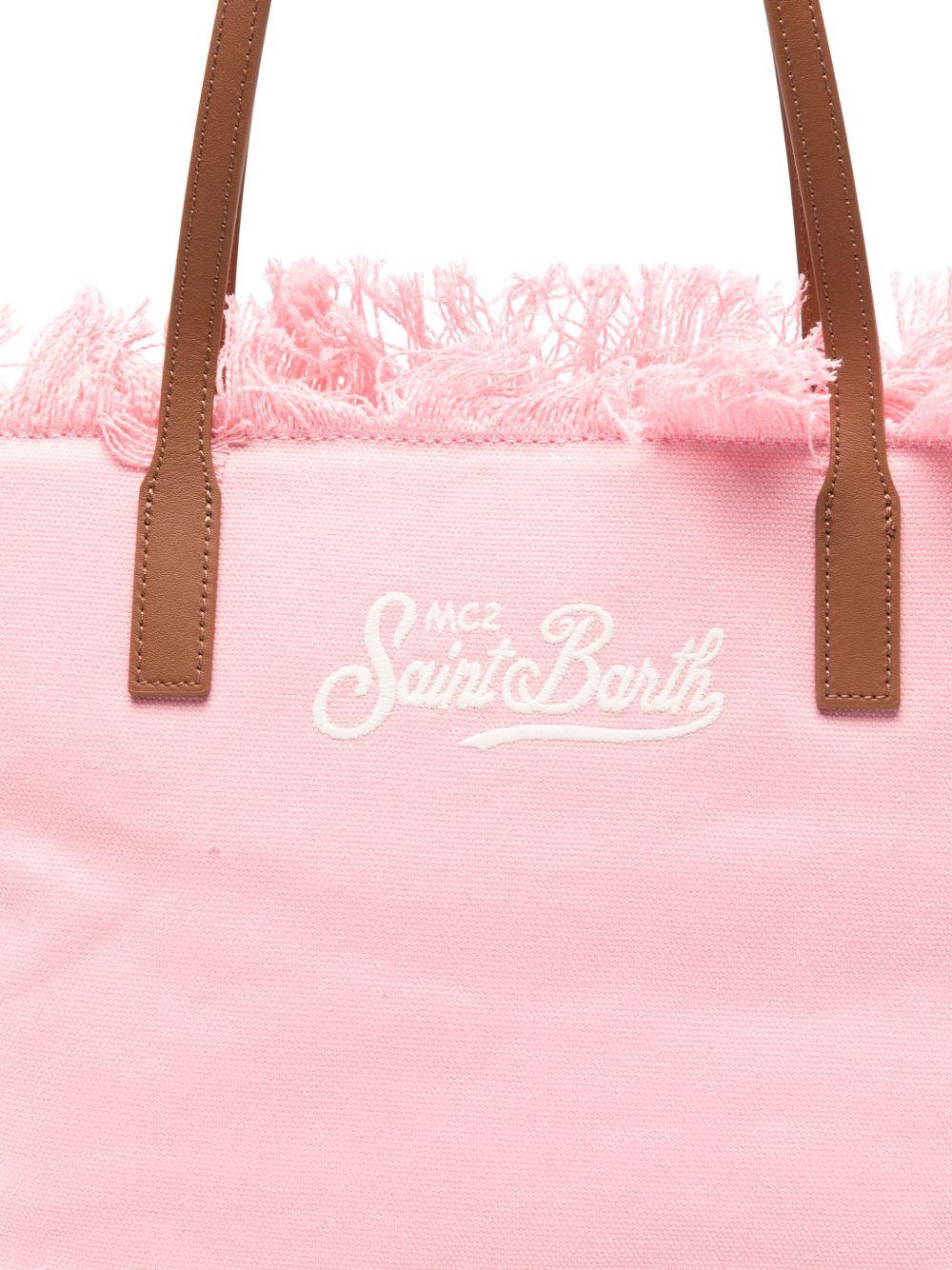 Borsa City Medium MC2 Saint Barth rosa con frange CBMF001 01743L MC2 ST. BARTH KIDS