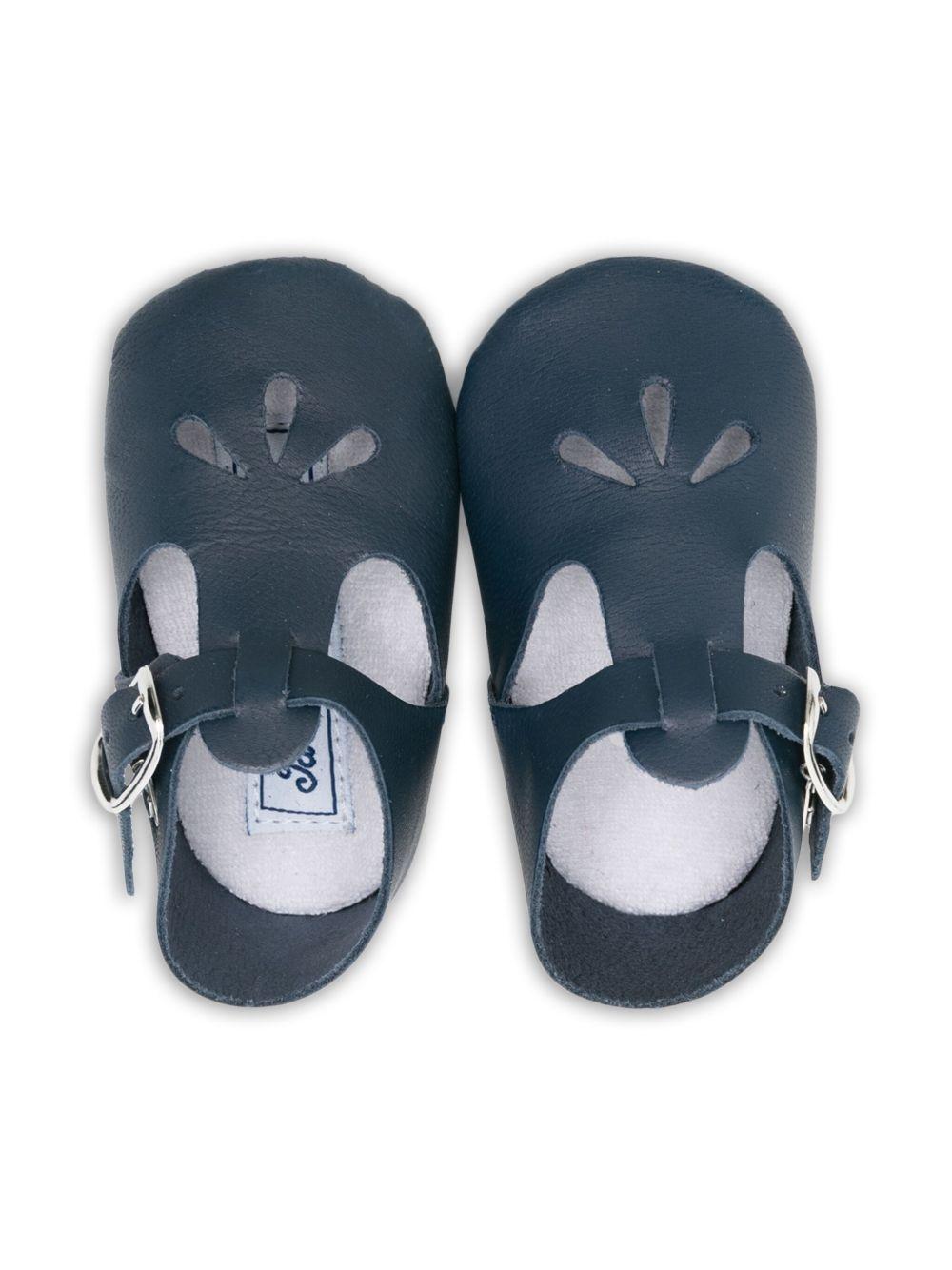 Scarpe primi passi per neonato Tartine Et Chocolat blu con dettagli traforati CC80011 04 TArtine & Chocolat KIDS