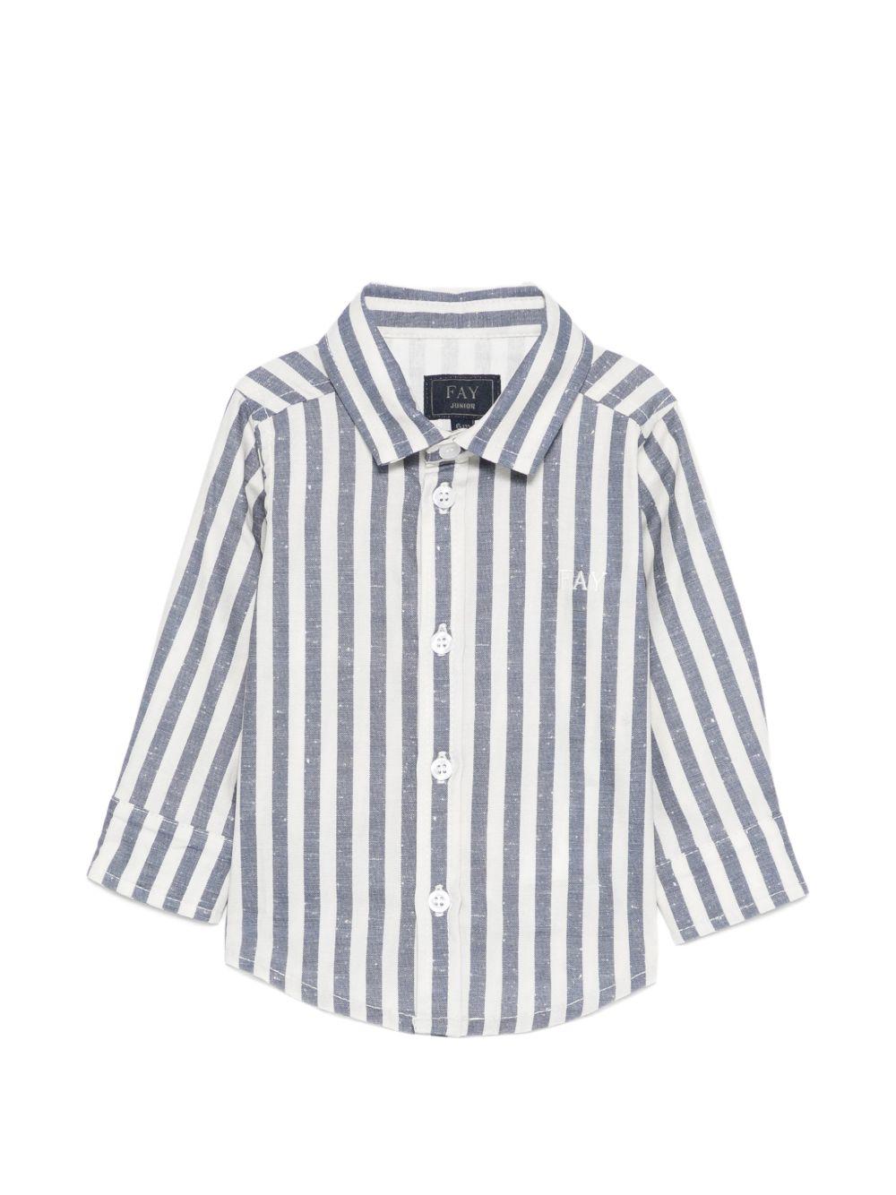 Camicia per neonato Fay Kids multicolore con motivo a righe FY5530 Z3691 101BL FAY KIDS