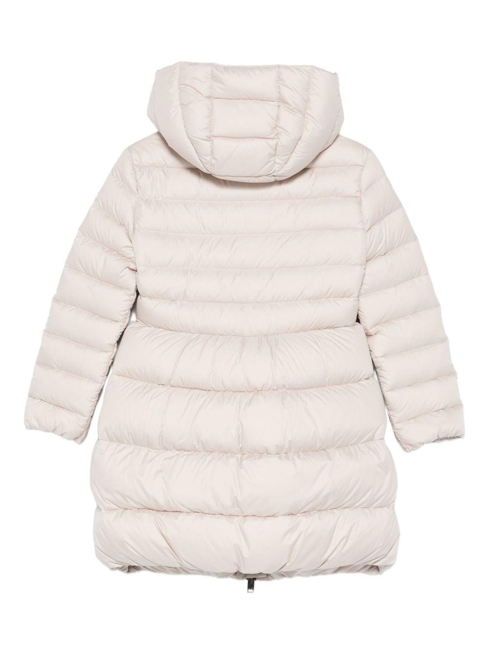 Giubbino per bambina Il Gufo beige dal design svasato A25GGP0006NN106 118 IL GUFO