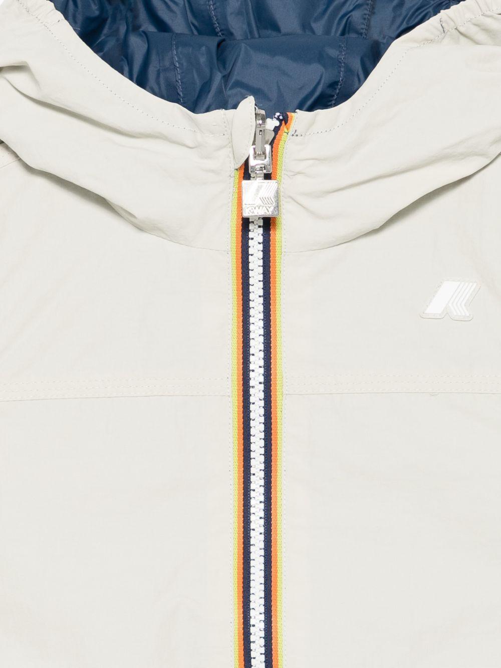Giubbino per bambini P. Jake K Way Kids beige con design reversibile K2145HW C71 K-WAY KIDS