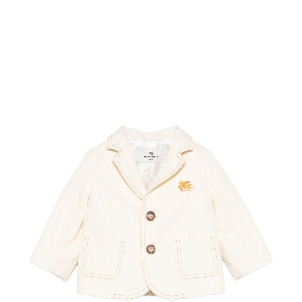 Blazer per neonato Etro Kids beige con revers a lancia GY2504 I0308 105 ETRO KIDS
