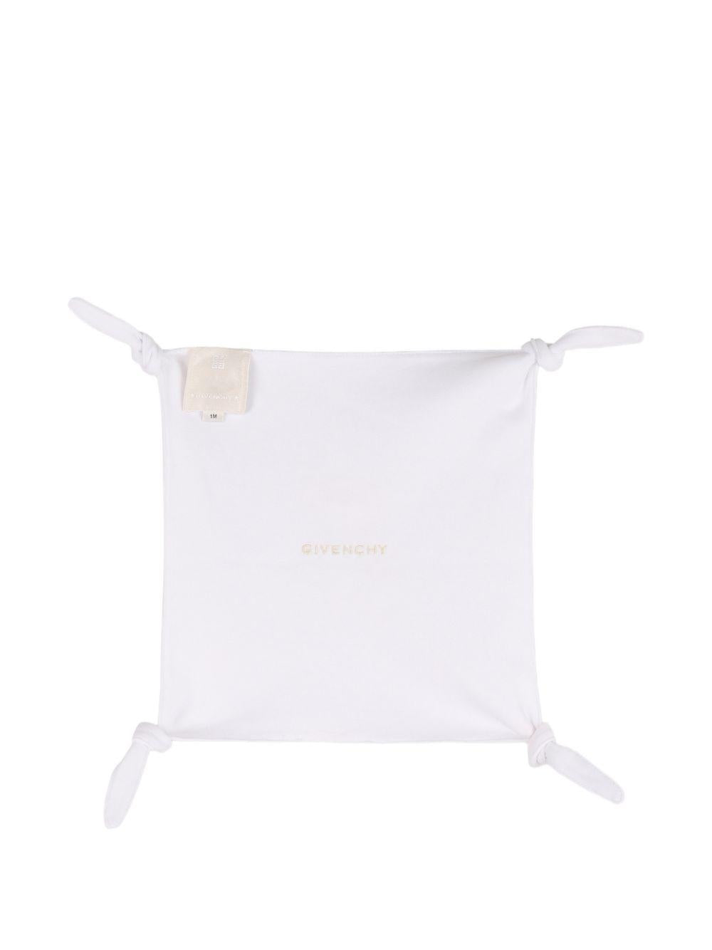 Set 3 pezzi per neonato Givenchy Kids bianco con ricamo H31265 10P GIVENCHY KIDS