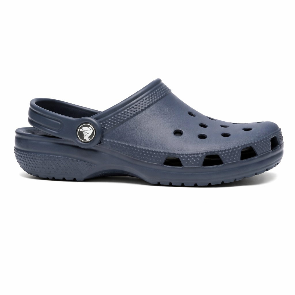 Clogs Classic per bambino Crocs Kids blu con design traforato 206991 NAVY CROCS KIDS