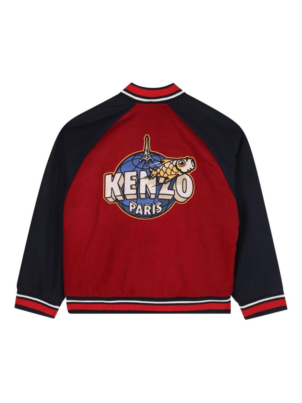 Giubbino per bambino Kenzo Kids multicolore con design color-block K61463 956 KENZO KIDS
