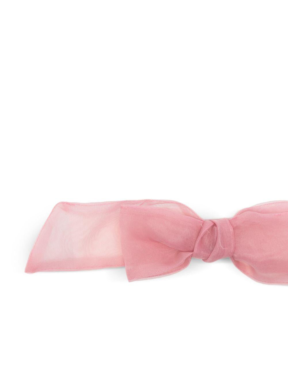Fascia per capelli per neonata La Stupenderia rosa con dettaglio fiocco 2ABFA54 O24 LA STUPENDERIA KIDS