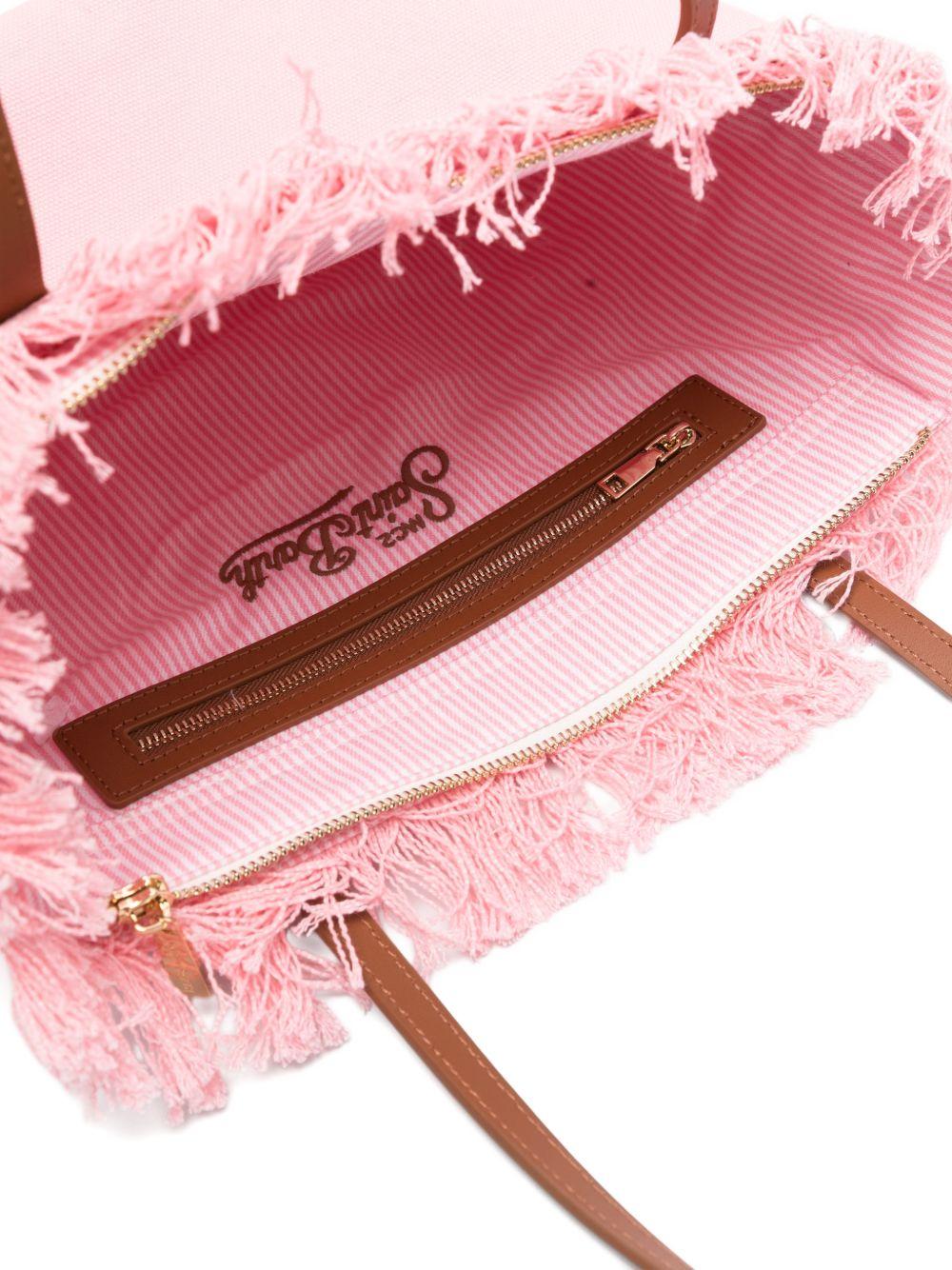 Borsa City Medium MC2 Saint Barth rosa con frange CBMF001 01743L MC2 ST. BARTH KIDS