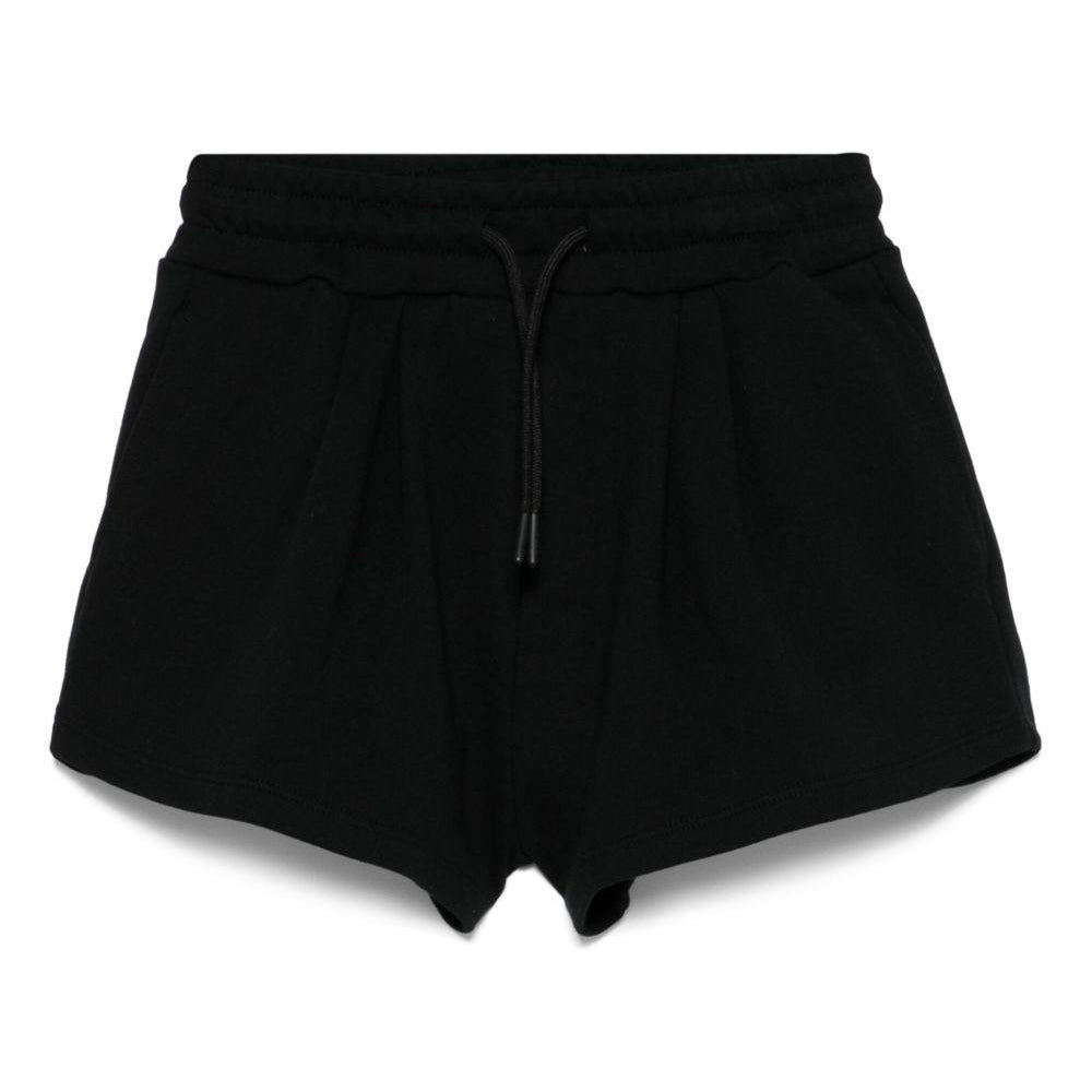 Bermuda per bambina MSGM Kids nero con applicazione posteriore con logo S5MSJGSH094 110/75 MSGM KIDS