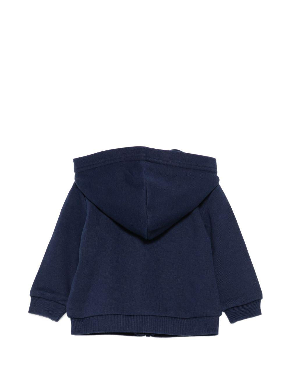 Felpa per neonato Polo Ralph Lauren Kids blu con dettaglio logo ricamato 320964134 002 Ralph Lauren kids