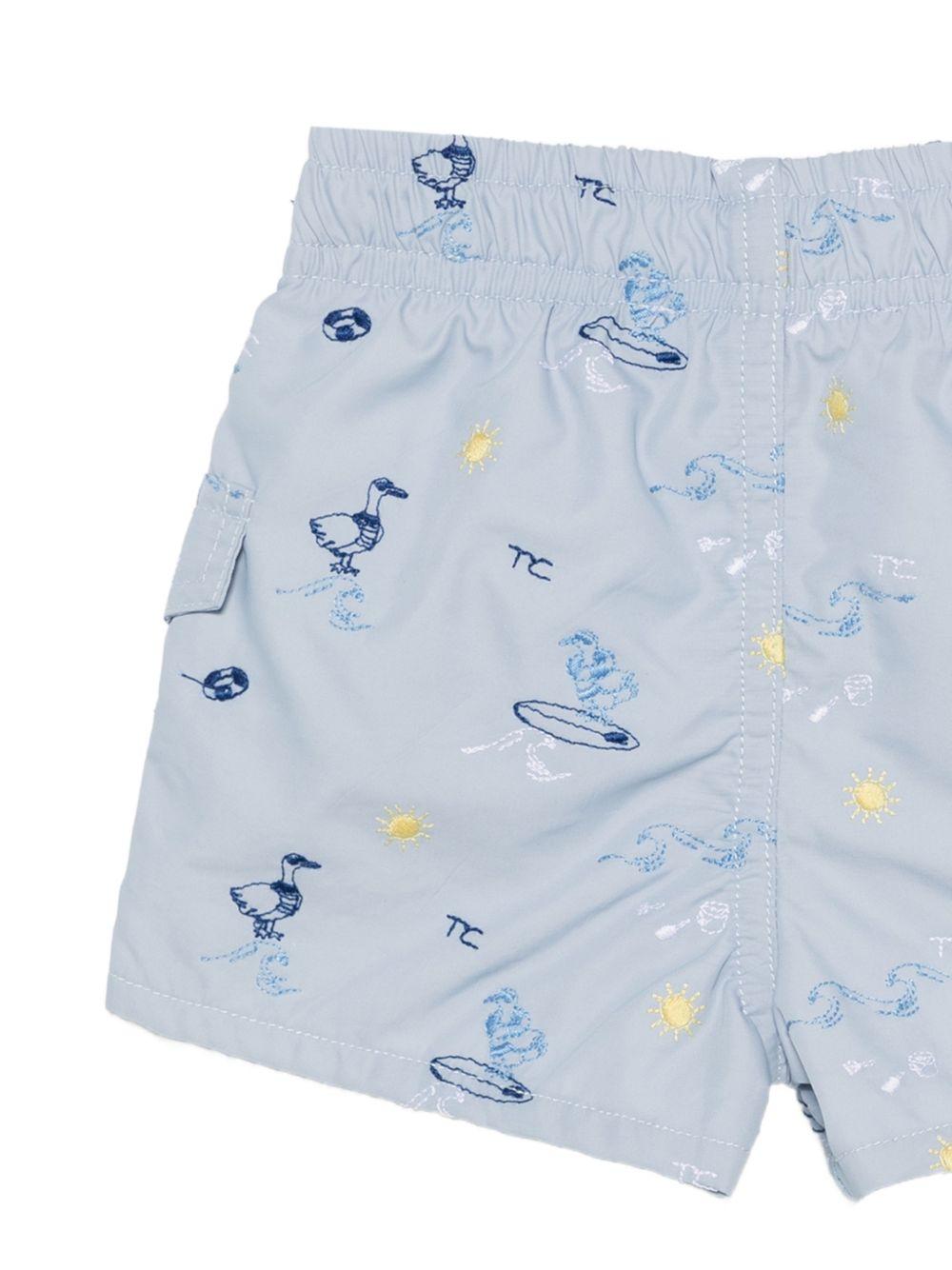 Costume da bagno per neonato Tartine & Chocolat blu con stampa grafica all-over CC38011 44 TArtine & Chocolat KIDS