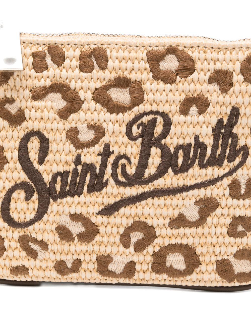 Pochette Parisienne MC2 Saint Barth beige con stampa leopardata PARM002 00349L MC2 ST. BARTH KIDS
