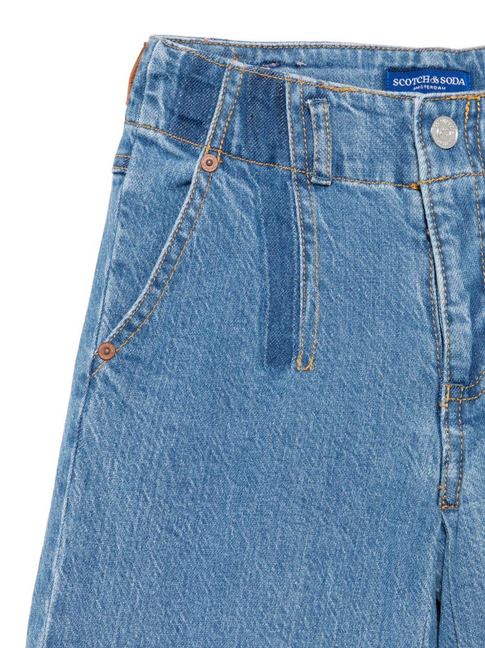 Jeans per bambina Scotch & Soda Kids denim con tasche posteriori applicate 181752 410 SCOTCH&SODA