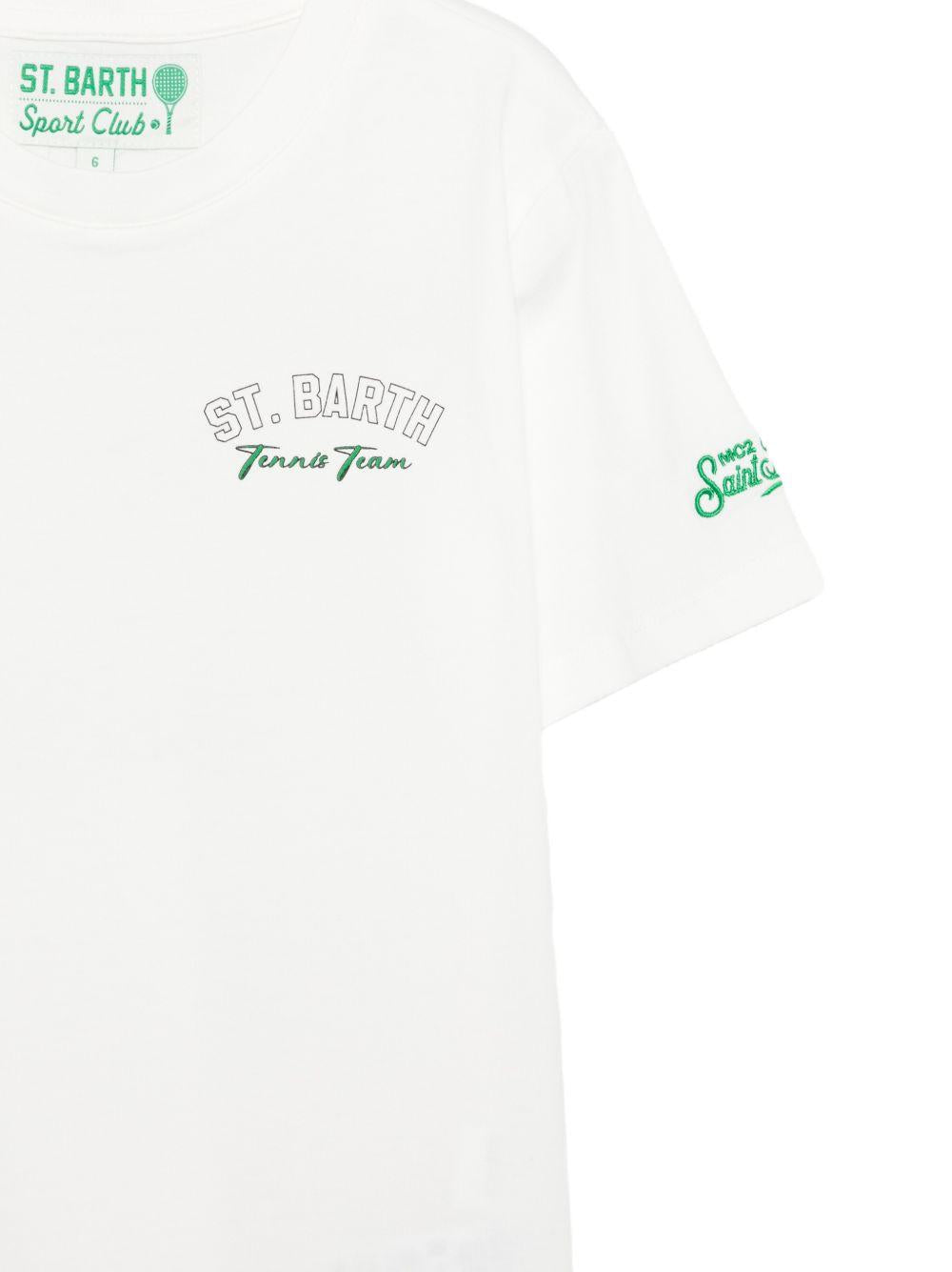 T-shirt per bambino MC2 Saint Barth Kids x Peanuts bianca con stampa logo PRL0001 02662L MC2 ST. BARTH KIDS
