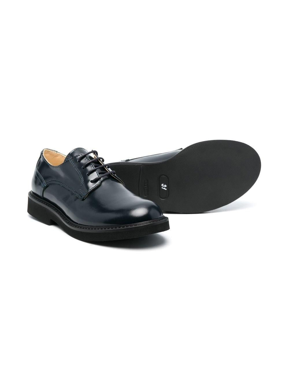 Scarpe elegantii per bambino Andrea Montelpare blu con chiusura con lacci MT19802 VAR2 MONTELPARE TRADITION KIDS