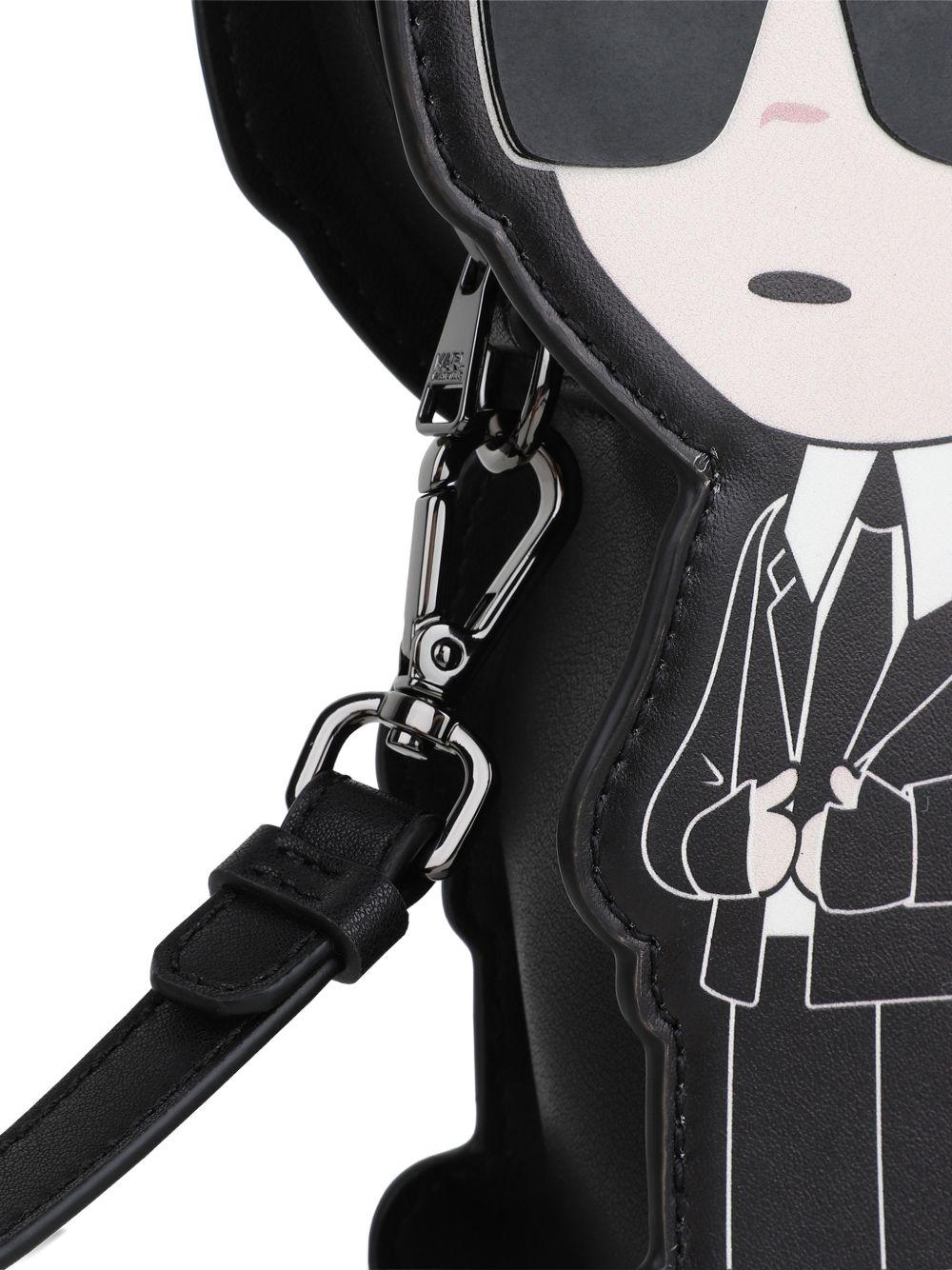 Borsa a mano per bambina Karl Lagerfeld Kids nera con tracolla Z31211 09B KARL LAGERFELD KIDS