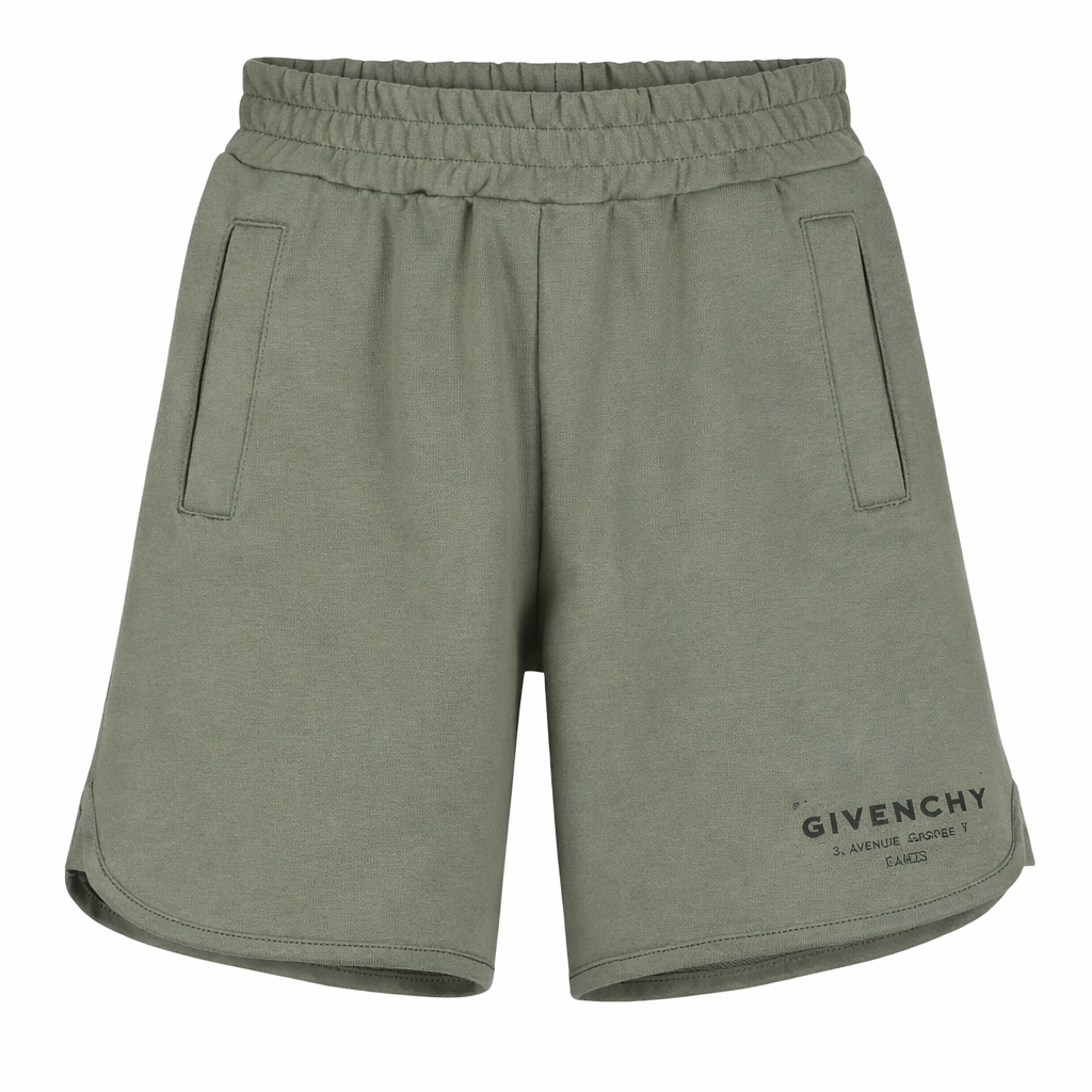 Shorts per bambino Givenchy Kids grigio elasticizzato H31104 645 GIVENCHY KIDS