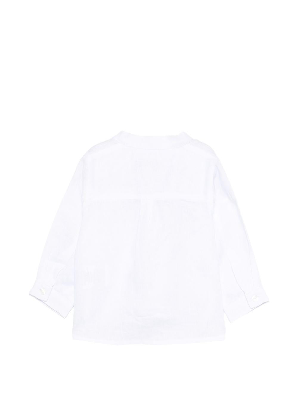 Camicia per neonato Tartine Et Chocolat bianca con colletto alla coreana CC12001 01 TArtine & Chocolat KIDS