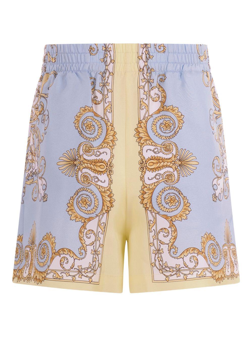 Shorts per bambino Versace Kids multicolore con elastico in vita 10195361A17228 5Y580 VERSACE KIDS