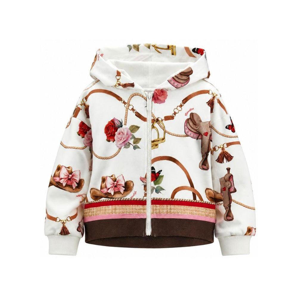 Felpa per bambina Monnalisa Kids bianca con stampa grafica Toy Story 19H800 8005 029F MONNALISA KIDS