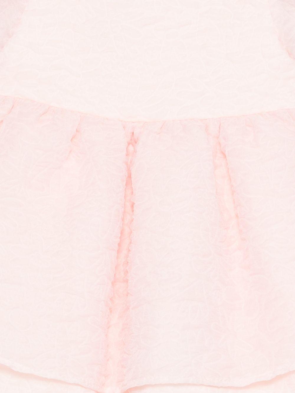 Abito eleganti per neonata Simonetta rosa con volant SY1001 O0069 508 SIMONETTA KIDS