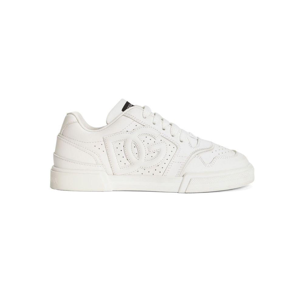 Sneakers per bambini Dolce & Gabbana Kids bianche con logo sul davanti DA5263 A1160 8R179 DOLCE & GABBANA KIDS