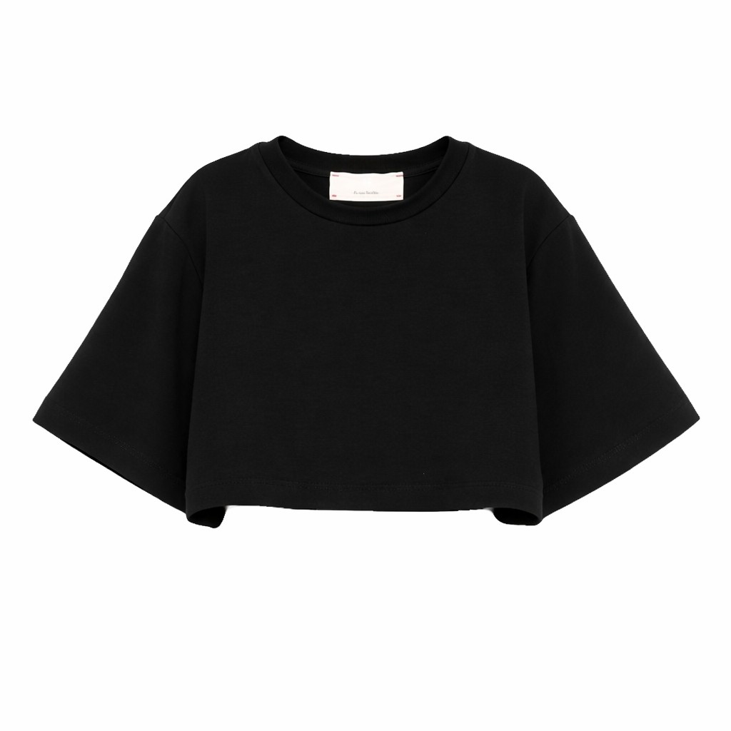 T-shirt per bambina Elisabetta Franchi la Mia Bambina nera a girocollo EFTS2540JE006 N000 ElISABETTA FRANCHI KIDS