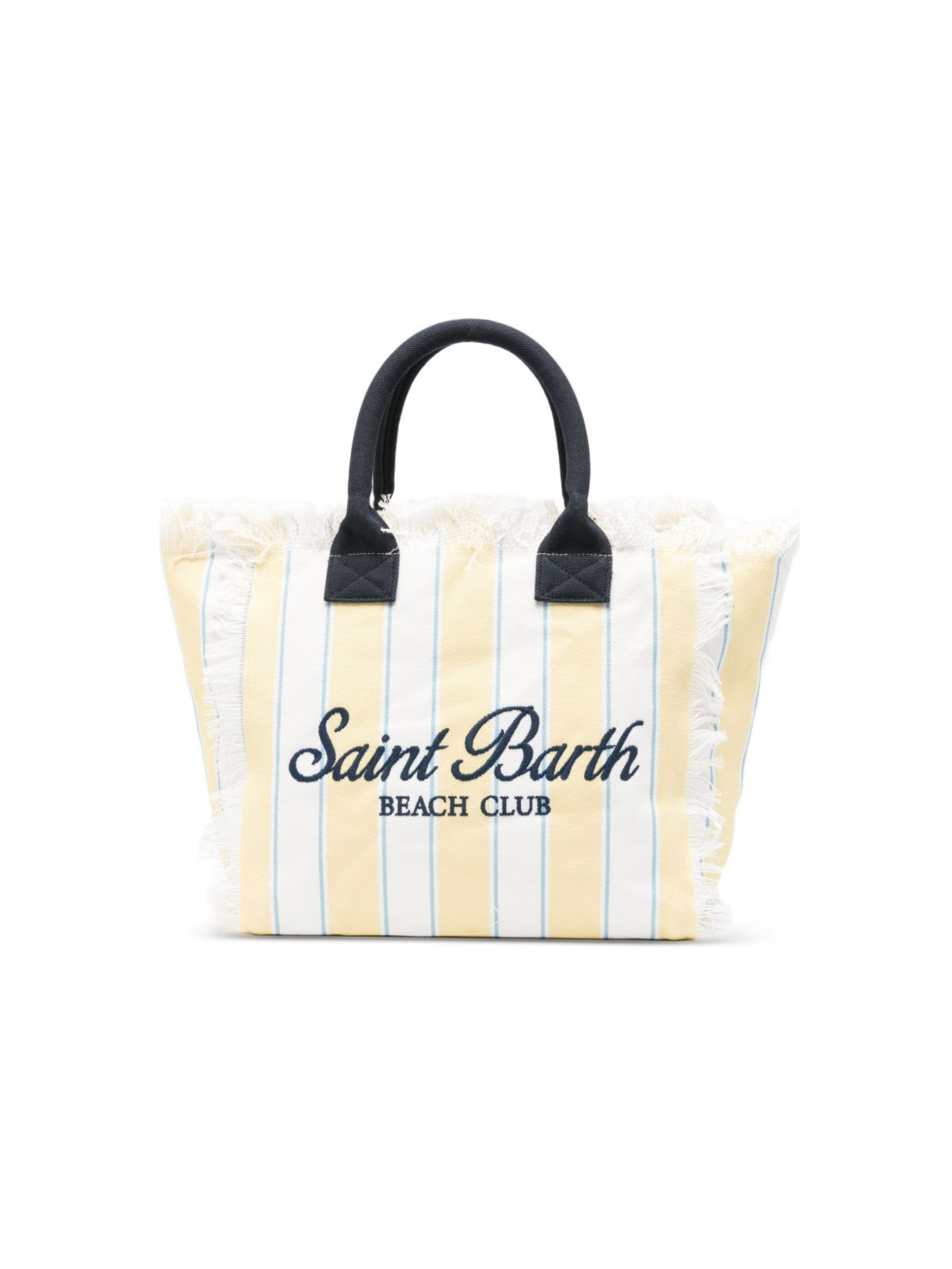 Borsa MC2 Saint Barth gialla con dettagli sfrangiati VANI001 02600L MC2 ST. BARTH KIDS