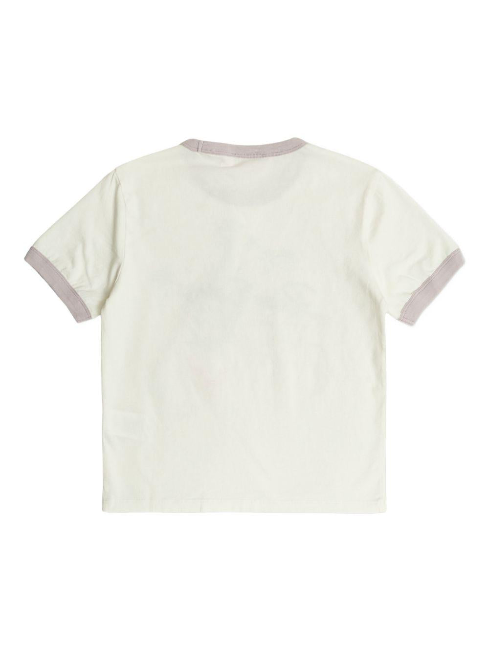 T-shirt per bambina Bonpoint bianca con paillettes C06GTSK00003 102 BONPOINT KIDS