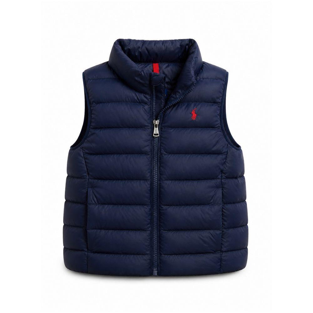 Giubbino per bambino Polo Ralph Lauren Kids blu con logo ricamato Polo Pony 322B15067 001 Ralph Lauren kids