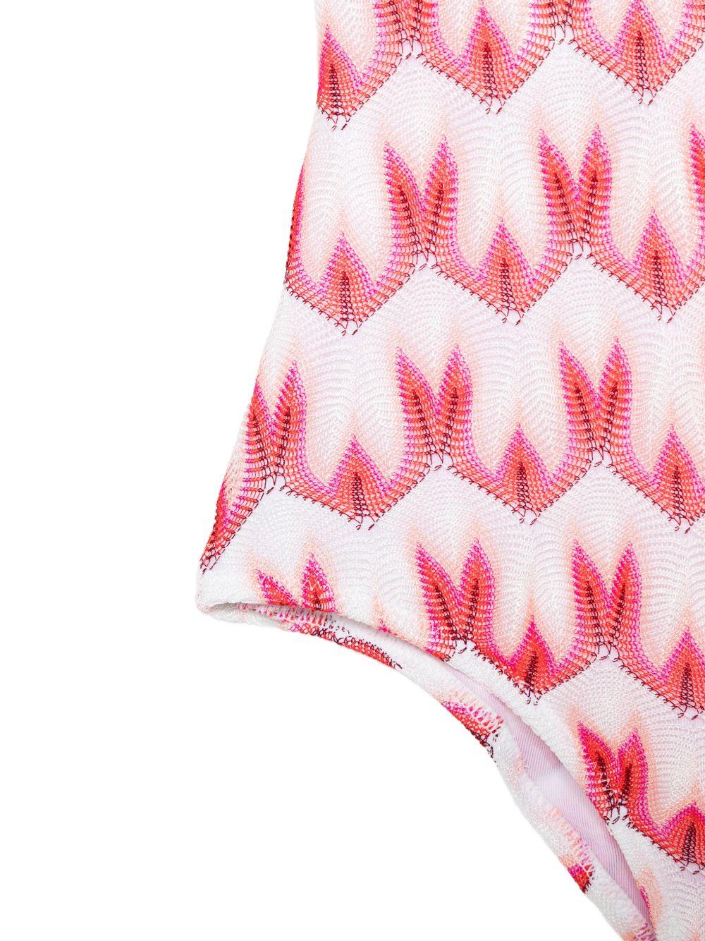 Costume intero per bambina Missoni Kids multicolore con motivo floreale MYCB49 Q0116 513MC MISSONI KIDS